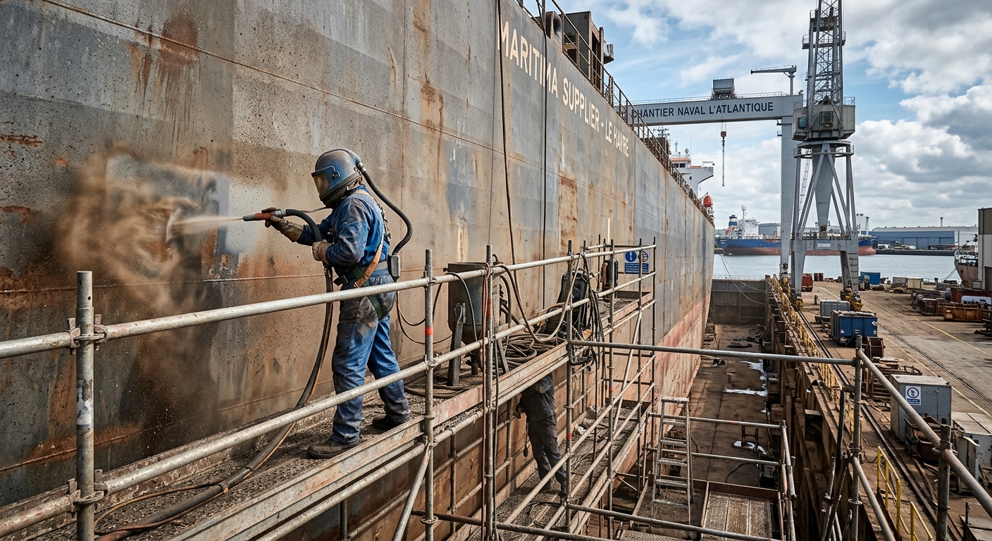 Applications vari&eacute;es de sablage industriel