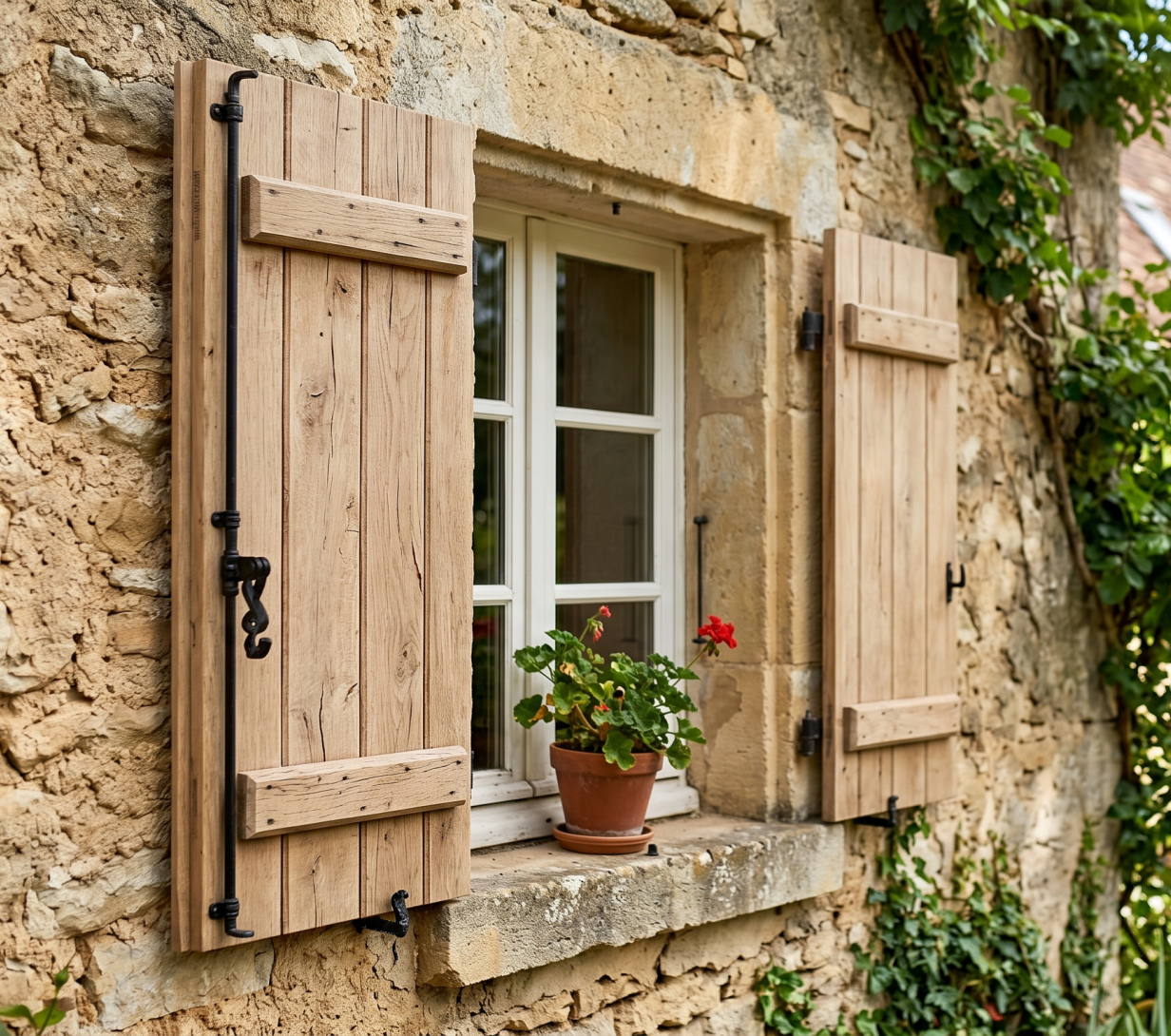 Sablage de porte et volet en bois &agrave; Nice